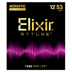 Elixir Attune Acoustic Phosphor Bronze 21052 Medium 12-53